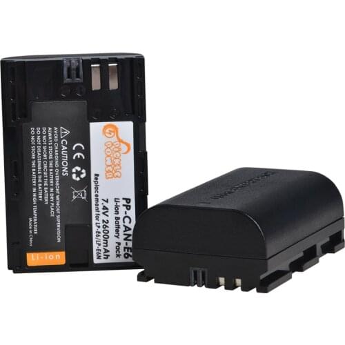 LP-E6 LPE6 LPE6N Battery Pack for Canon EOS 5DS R Mark II 2 III 3 5D Mark II III IV 6D 60D 60Da 7D 7DII 70D 80D