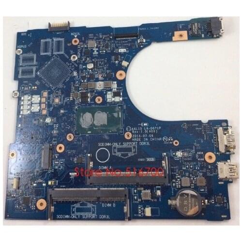 Placa-mae para FV59D 0FV59D AAL15 LA-D071P For Dell Inspiron 15 5559 Laptop Mainboard Motherboard w/ Core i5-6200U CPU tested
