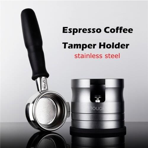 58mm Coffee Espresso Metal Tamper Base Rack Aluminum Alloy Coffee Portafilter Tamper Holder Coffeeware For Barista Tools