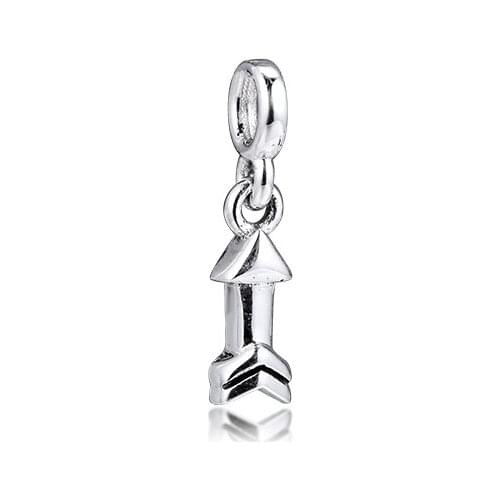 Fits Pandora Me Link Bracelet Genuine 925 Sterling Silver Arrow Dangle Charm Beads for Jewelry Making Women Gift berloques