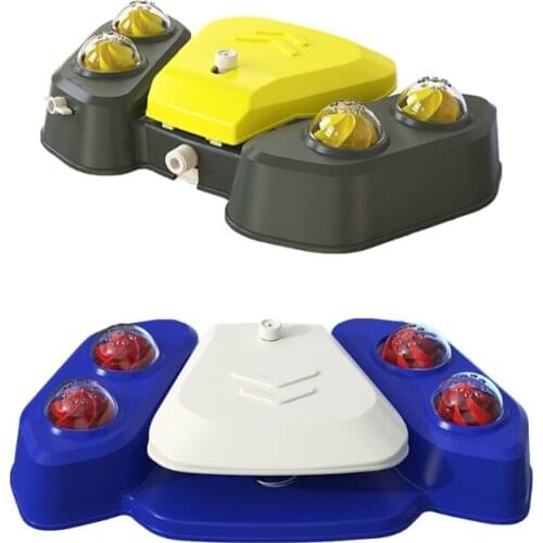 Multifunctional Step on Drinking Fountains Garden Pet Bath Toy Play Cooling Toy N0PA