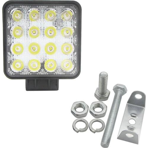 IP67 Spotlight Wall Refletor lamp 12V 24V led flood light RGB Waterproof floodlight Aluminium Alloy 4WD Square Panel Light