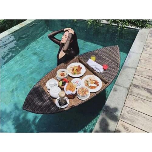 Freeshipping 120mm Rattan floating plate for Outdoor Rattan Sofa Hotel spa Swimming pool Outdoor