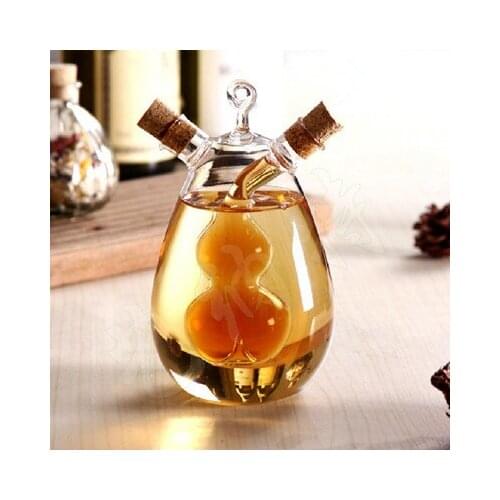 Glass oiler glass condiment bottle wateroil bottle soy sauce and vinegar cruet seal cooking tools