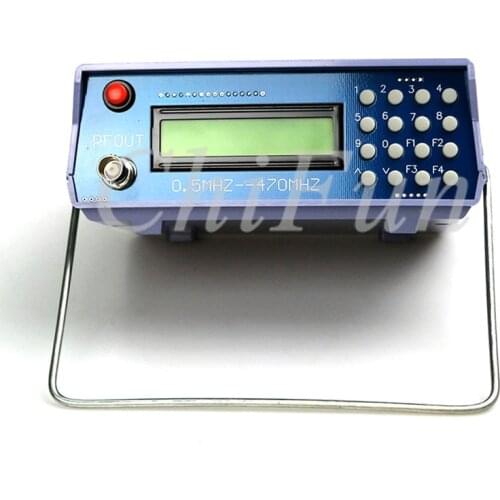 Freeshipping 0.5Mhz-470Mhz RF Signal Generator Meter Tester For FM Radio walkie-talkie debug digital CTCSS singal output