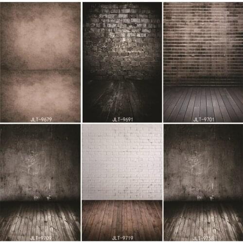 Vinyl Custom Photography Backdrops Prop Brick wall+floor Photography Background JL-20