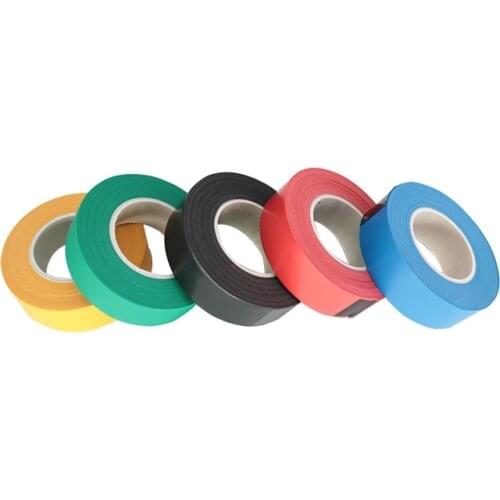 5pcs Pvc Waterproof Self- Adhesive Electric Tape Electrician Wire Insulation Flame Retardant Electrical High Voltage Plastic Tap