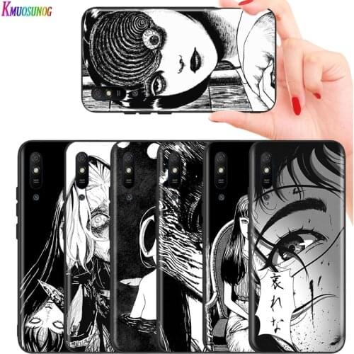 Bright Black Cover Anime Horror Comics for Huawei P Smart Z S Plus 2020 2019 Nova 5T 5i 5 4e 4 3i 3e 3 2i Phone Case