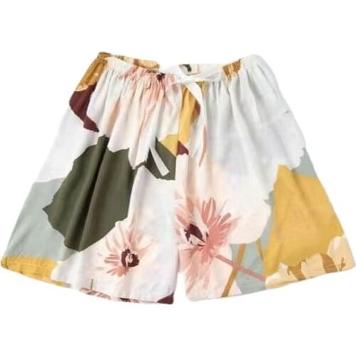 Womens Homewear Cute Cartoon Printed Pajamas Casual Shorts Sleepwear Nightwear Summer Pyjama For Women plus size pants