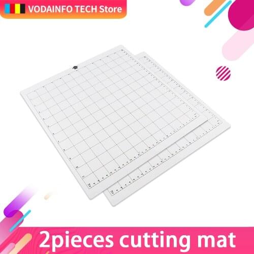 3pcs Replacement Cutting Mat Transparent Adhesive Mat with Measuring Grid for Silhouette Cameo Plotter Machine