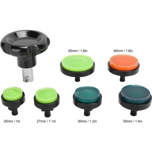 7Pcs Suction Watch Back Case Cover Opener Kit with 6pcs Dies Flexible Plastic Opener Watch Part Repair Tool Accessory Watchmaker