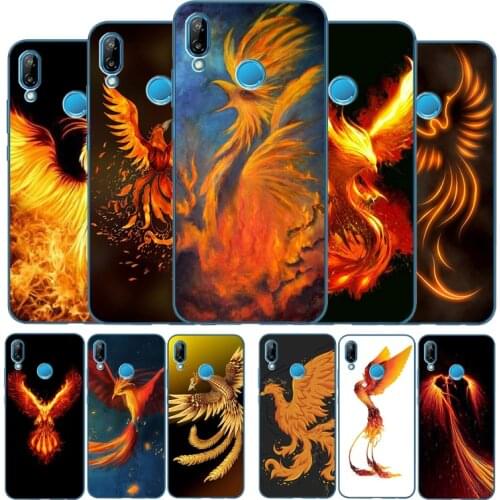 Phoenix Phone case For Huawei P9 P10 P20 P30 P40 Psmart Lite Plus Pro Y9 Y6 Y7 2017 2018 Nova 3 3i Cover