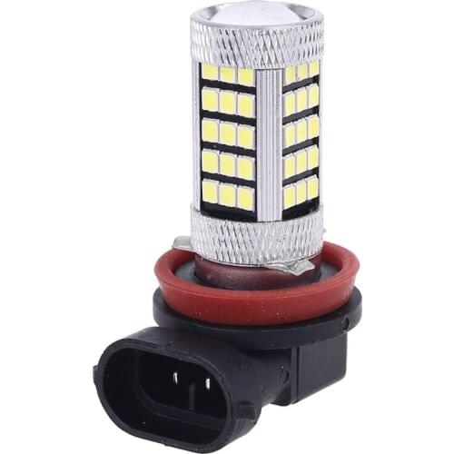 DC 12V H11 2835 63 LED 6000K Car Projector Fog Driving Light White Bulb New Car Accessories