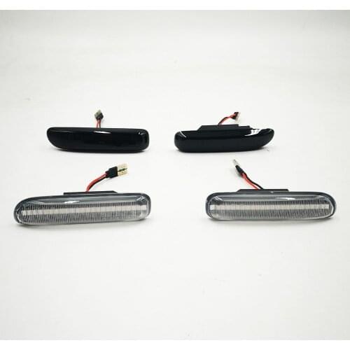 For BMW 3 Series E46 Sedan Coupe Wagon Convertible 1997-2001 Led Dynamic Turn Signal Light Side Fender Marker Sequential Lamp