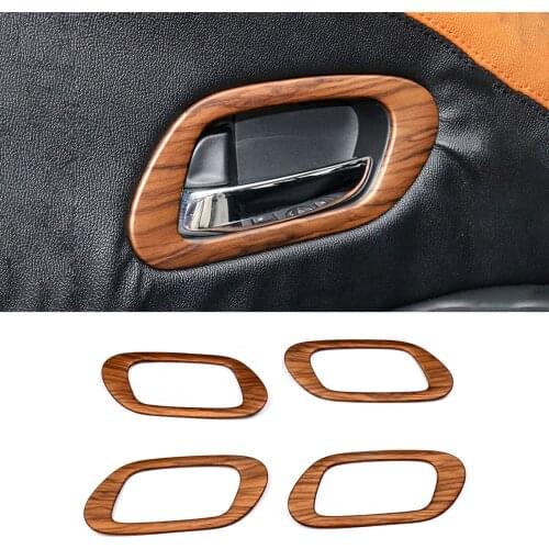 FOR Honda HR-V 2016-2020 Peach wood grain auto Interior door handle cover trim Car modification Auto parts