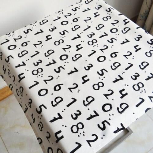 Numbers Napkin Cotton Table Dinner Wedding Kitchen Restaurant White Wear-resistant Towel Letters Napkins Decorative