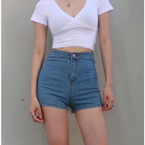 Summer High Waist Thin Shorts for Women 6XL Plus Size Stretchable Spandex Shorts Korean Skinny Shorts