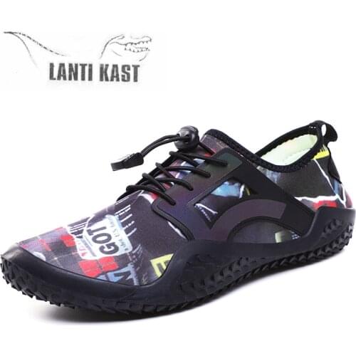 Fashion Sneakers Men Summer Water Shoes Sports Aqua Seaside Lightweigt Beach Surfing Slippers Upstream Athletic Footwear