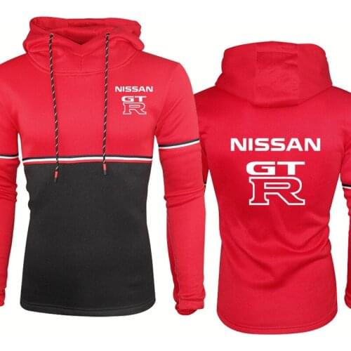 Fashion casual Mens Sweatshirt GTR Car Logo Printing Mens pullover Spring Autumn High Quality Cotton Mens Sweatshirt