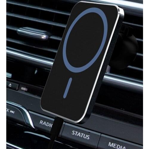 2021 newest X16 Wireless Charger Thin Aviation Aluminum Computer Numerical Control Technology Fast Charging Pad Black