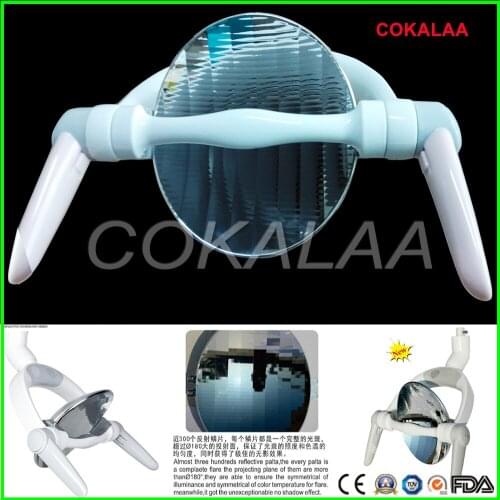 Reflect Spotlight Round LED Dental Lamp Oral Light for Dentistry Operation Chair Inductive Infrared