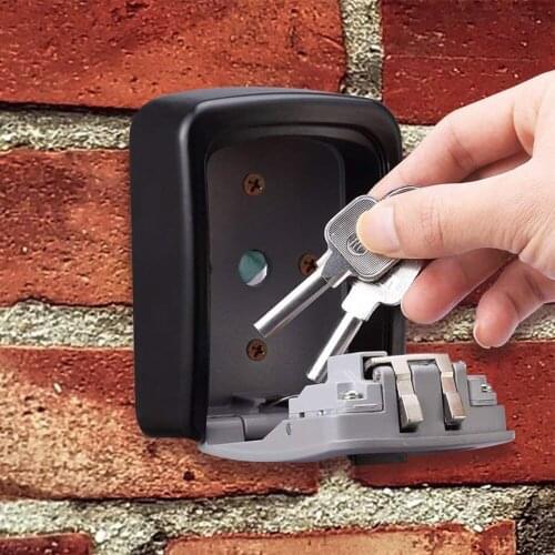 Password Safe Box Key Storage Box Wall-Mounted Key Storage Box With Password Small Key Storage Box Can Prevent Light Rain House