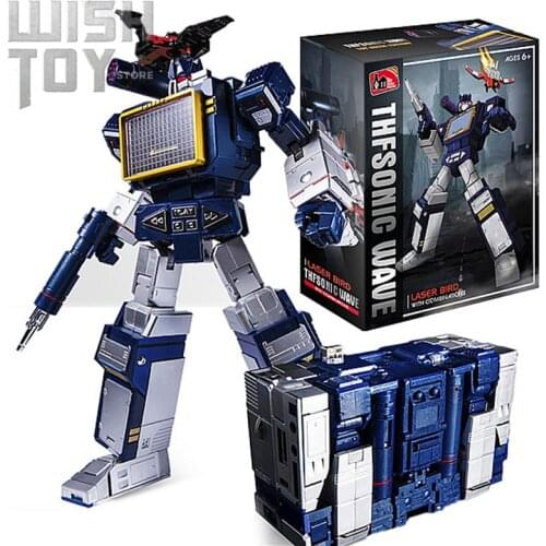 Transformation G1 THF-01J THF01J Soundwave One Tape Walkman MasterPiece KO MP13 Oversize Alloy Action Anime Figure Robot Toys