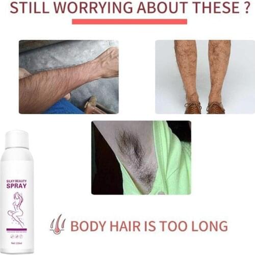 150ml Painless Quick Hair Removal Spray Hair Remover Cream Depilation Foam For Women Spray Z2E9