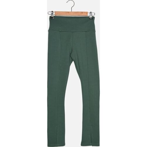 Trendyol Slash Detailed Knitted Leggings TWOAW22TA0004