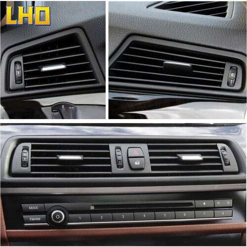 Front Row Wind For BMW 5 Series F10 F18 Air Conditioning Vent Grill Outlet Panel Car Accessories Without Chrome Plate LHD