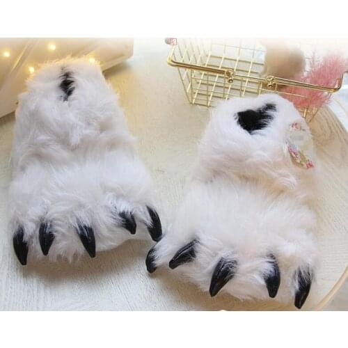 Women winter boots bear slipper women shoes 2020 white shoes indoor slippers 35-40