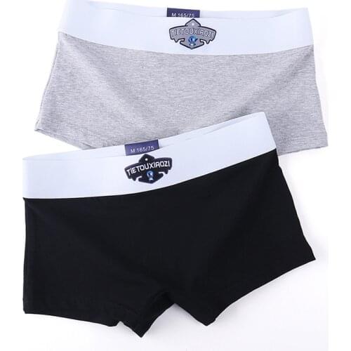 1pcs Cotton Panties for Tomboy Trans FTM Lesbian Transgender Low Waist Boxer Briefs Underwear Women Boyshort Lingerie Knickers