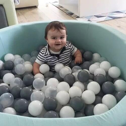 100Pcs/Set Baby Balle Anti Stress Ball Ocean Plastic Balls For Pool Bola Pit Orbs Outdoor Game Toys Balon For Children Wave Ball