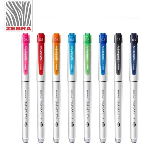 2019 ZEBRA SARASA Color Gel Pen 1 pcs JJZ58 ST-1 Large Capacity Office Pen 0.5mm Student Notes Water Pen Writing Painting Tools