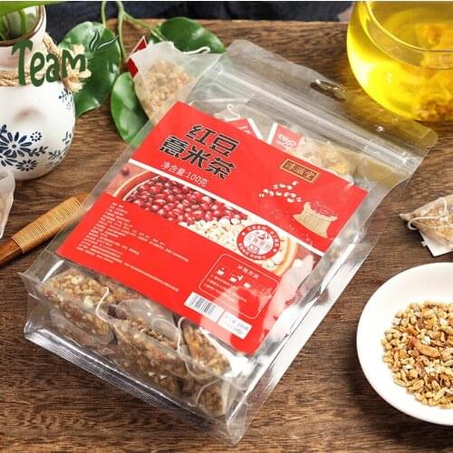 2020/2021 Triangle Bag Health Tea Herbal Chinese Tea Red Bean Barley Tea for Weight Lose Teabags 100g