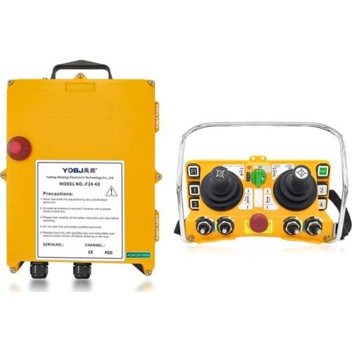 220/380v Original Wireless Industrial Remote Controller Electric Hoist Remote Control 1 Transmitter + 1 Receiver F24-60 Crane