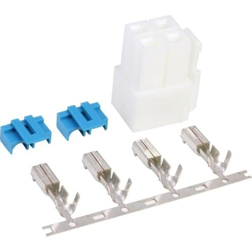 4-Pin Power Connector Plug For Icom IC-7000 IC-7100 IC-7400 IC-7600 YAESU FT-450 KENWOOD TS-480 Radio DIY Cable Plug