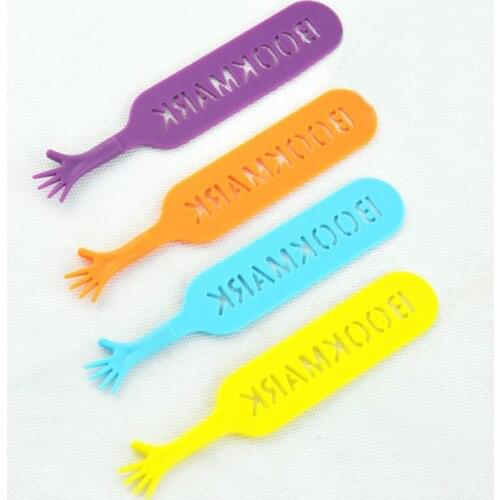 4pcs 3D Cartoon Bookmark for More Fun Reading Plastic Page Clip Gift for Kids Student Reading Enthusiasts @LS