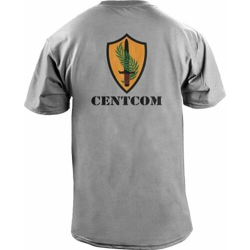 Army CENTCOM Full Color Insignia Printed Veteran T-Shirt. Summer Cotton O-Neck Short Sleeve Mens T Shirt New S-3XL