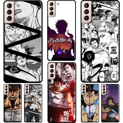 Yami Sukehiro Black Clover Cover For Samsung Galaxy S20 FE S8 S9 S10 Plus Note 9 10 Note 20 Ultra S21 Phone Case