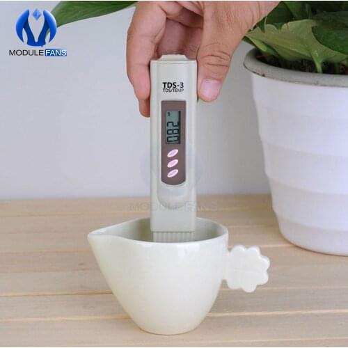 Digital LCD Water Quality Purity Filter TDS Meter Tester 0-9999 PPM Temp Pen