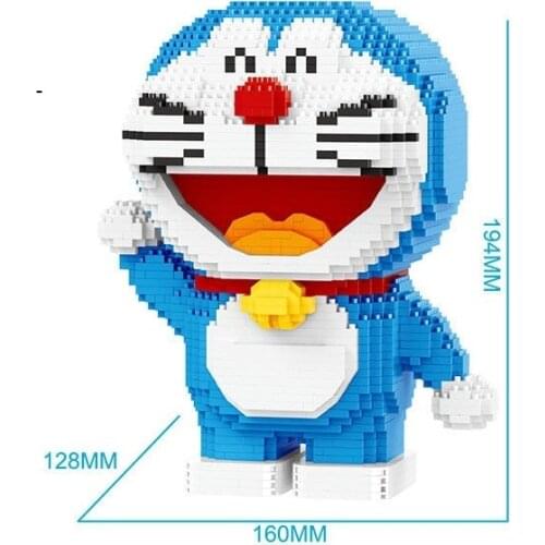 Balody Blocks Cartoon Model Small Bricks Lion Figures Sonic Educational Assembly Brinquedos Kids Gifts Toys for Children 16027