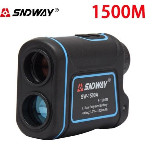SNDWAY laser rangefinder hunting monocular telescope 1500M astronomic golf trena laser meter distance measure speed-Height-angle