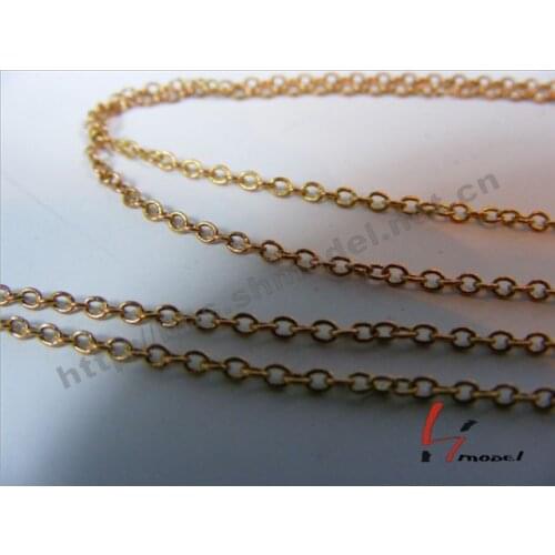 Model brass Anchor Chain - 1 meter / packet