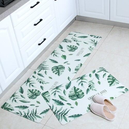 Kitchen Mat Anti-skid and Oil-proof Household Full PVC Carpet Long Strip Waterproof Mat can be Wiped No-clean