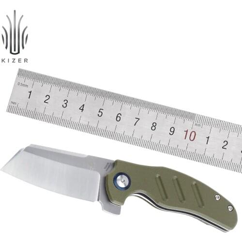 Kizer Knife Survival C01C V3488C2 Mini Sheepdog Ball Bearing Flipper Knife for Rescue High Quality Hand Tools