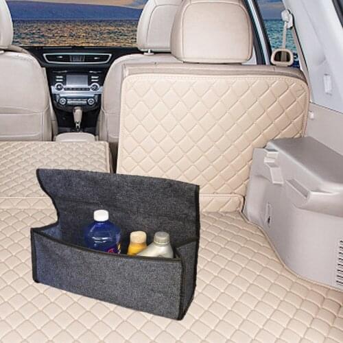Practical, durable, convenient, foldable Trunk Organizer Foldable Car Auto Storage Bag Collapsible Cargo Box Container Feature