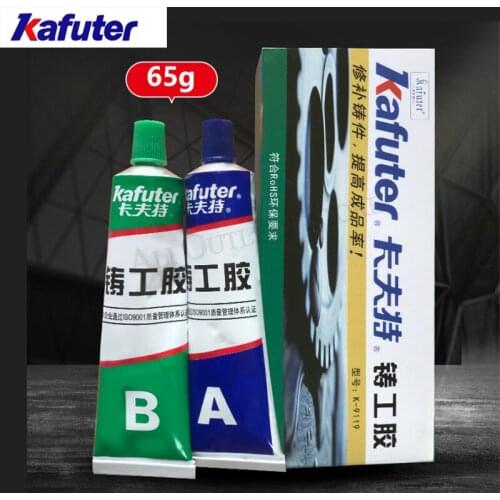 1pcs Kafuter A+B Industrial Adhesive Gel Heat Resistance Cold Weld Metal Repair Paste Glue Set leakage Plugging Welding Glue