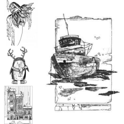 French Words Transparent Clear Silicone Stamp/Seal for DIY scrapbooking/photo album Decorative clear stamp M1293