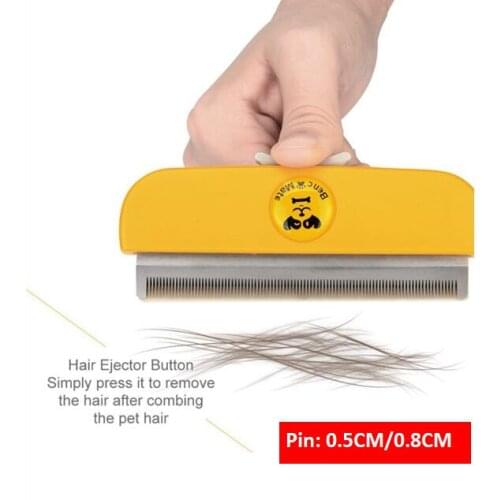 Hair Removal Comb for Dogs Cat Brush Grooming Tools For Long Hair Pet Detachable Clipper Pet Trimmer Combs Deshedding Brush